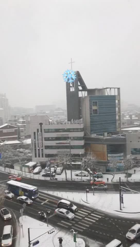 首尔初雪,初雪时分的首尔