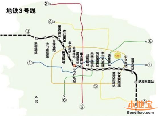 郑州地铁线路图最新,郑州地铁最新线路图