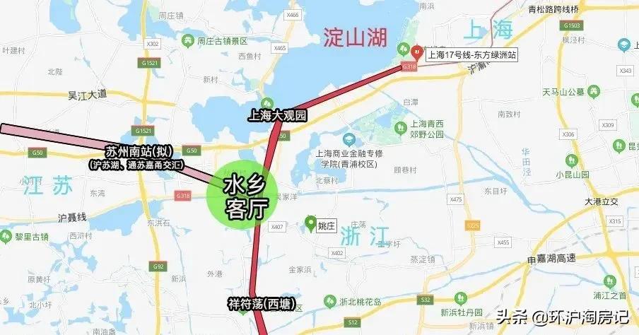 上海地铁17号线最新线路图,“更新版上海17号线地铁路线图新鲜出炉”