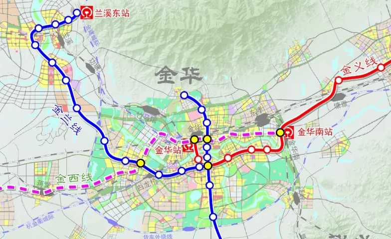 金华轻轨最新规划图,金华轻轨最新蓝图出炉，引领城市交通新格局。