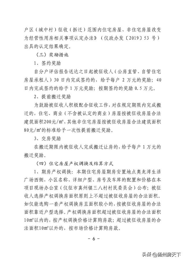 扬州最新拆迁补偿标准,扬州最新拆迁政策补偿细则出炉