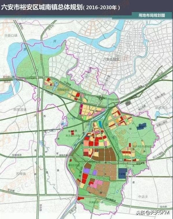 六安市最新规划图,全新视角下的六安城市蓝图正式亮相＂。