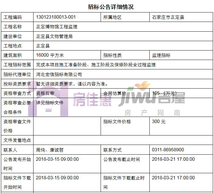 正定最新招标,正定最新招标公告